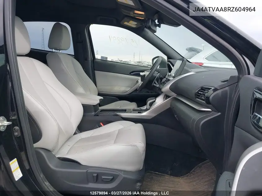 2024 Mitsubishi Eclipse Cross Gt/Noir/Se/Sel VIN: JA4ATVAA8RZ604964 Lot: 12579894