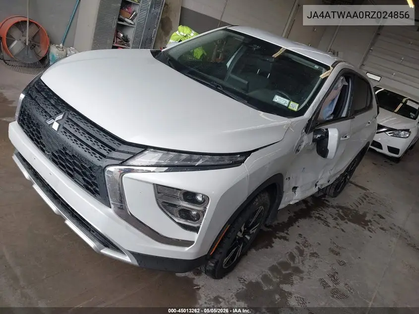 2024 Mitsubishi Eclipse Cross Se S-Awc VIN: JA4ATWAA0RZ024856 Lot: 45013262