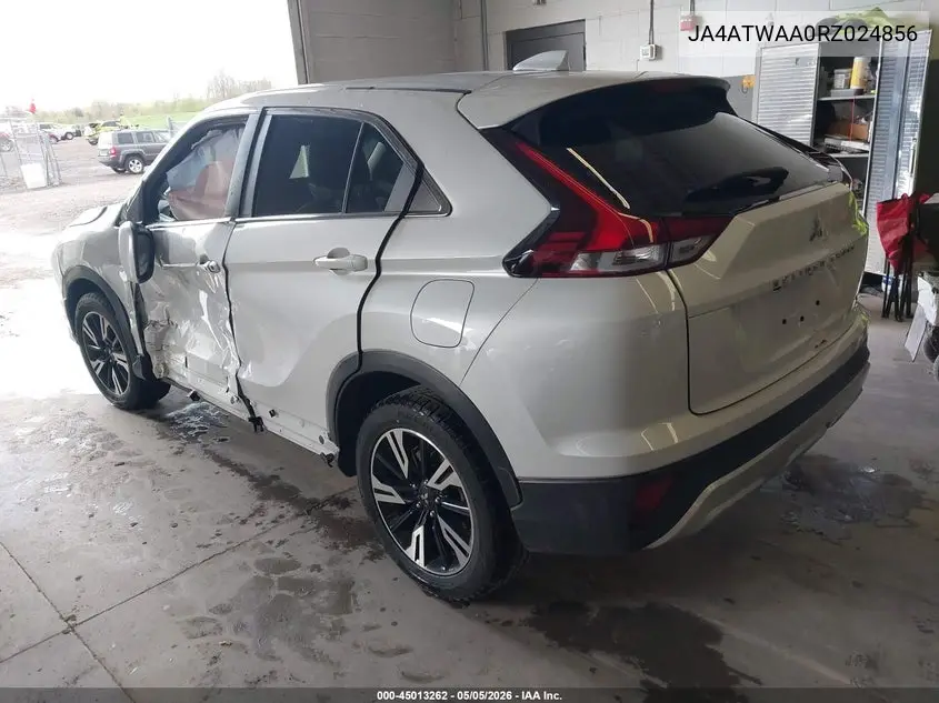 2024 Mitsubishi Eclipse Cross Se S-Awc VIN: JA4ATWAA0RZ024856 Lot: 45013262