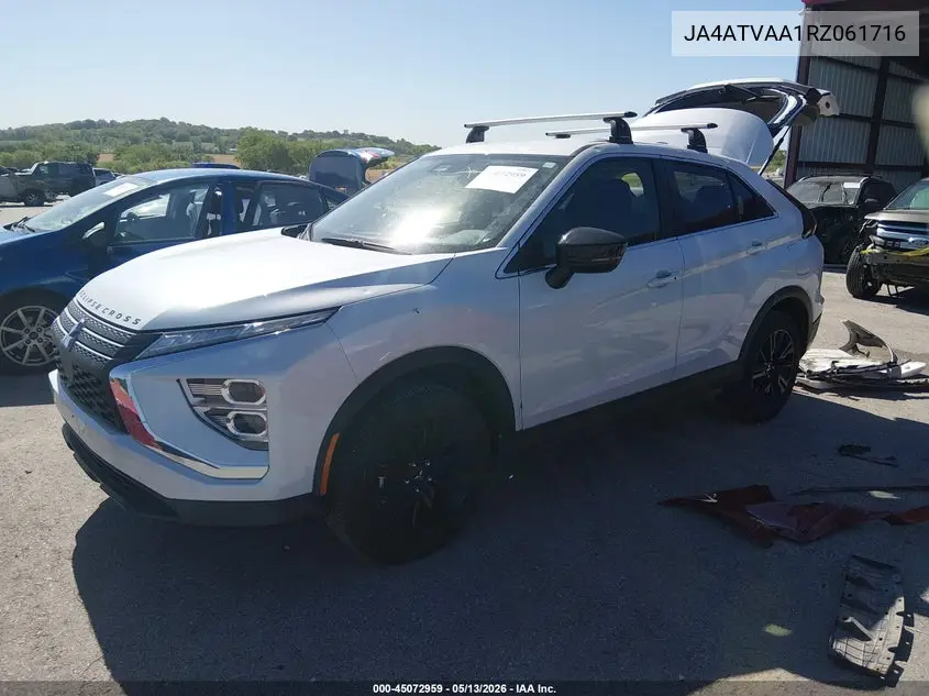 2024 Mitsubishi Eclipse Cross Le S-Awc VIN: JA4ATVAA1RZ061716 Lot: 45072959