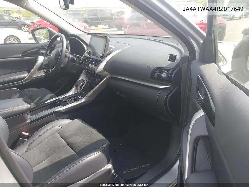 2024 Mitsubishi Eclipse Cross Se S-Awc/Sel S-Awc VIN: JA4ATWAA4RZ017649 Lot: 45085898