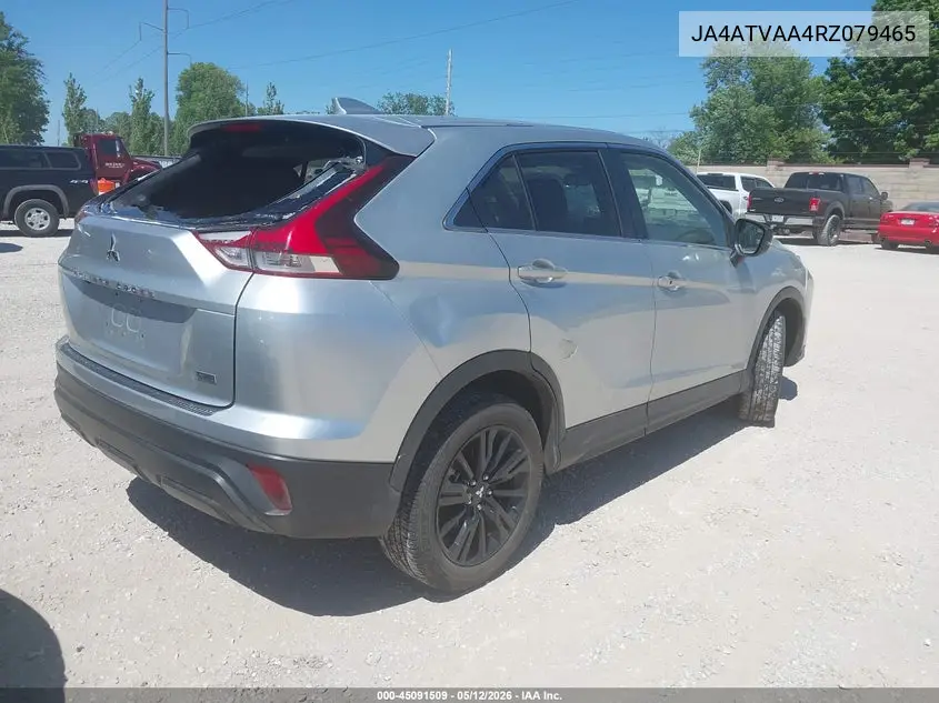 2024 Mitsubishi Eclipse Cross Black Edition S-Awc/Le S-Awc/Ralliart S-Awc/Se S-Awc VIN: JA4ATVAA4RZ079465 Lot: 45091509
