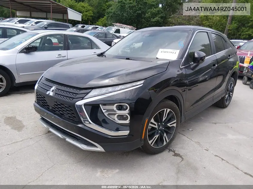 2024 Mitsubishi Eclipse Cross Se S-Awc/Sel S-Awc VIN: JA4ATWAA4RZ045001 Lot: 45095914