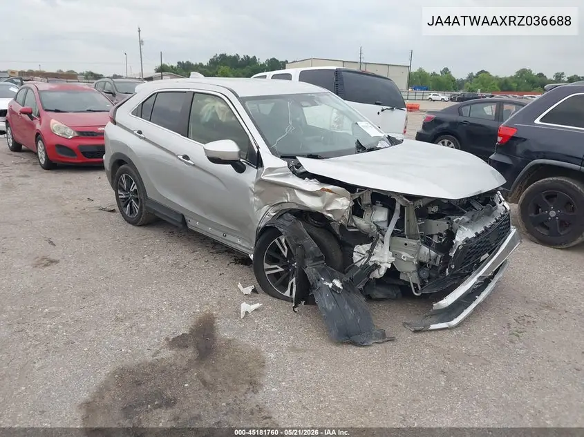 2024 Mitsubishi Eclipse Cross Se S-Awc/Sel S-Awc VIN: JA4ATWAAXRZ036688 Lot: 45181760