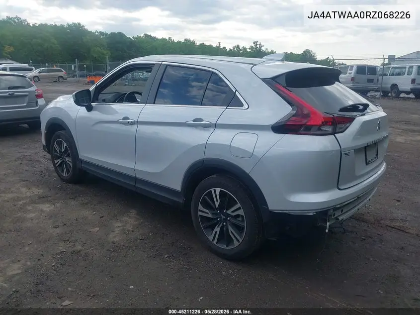 2024 Mitsubishi Eclipse Cross Se S-Awc/Sel S-Awc VIN: JA4ATWAA0RZ068226 Lot: 45211226