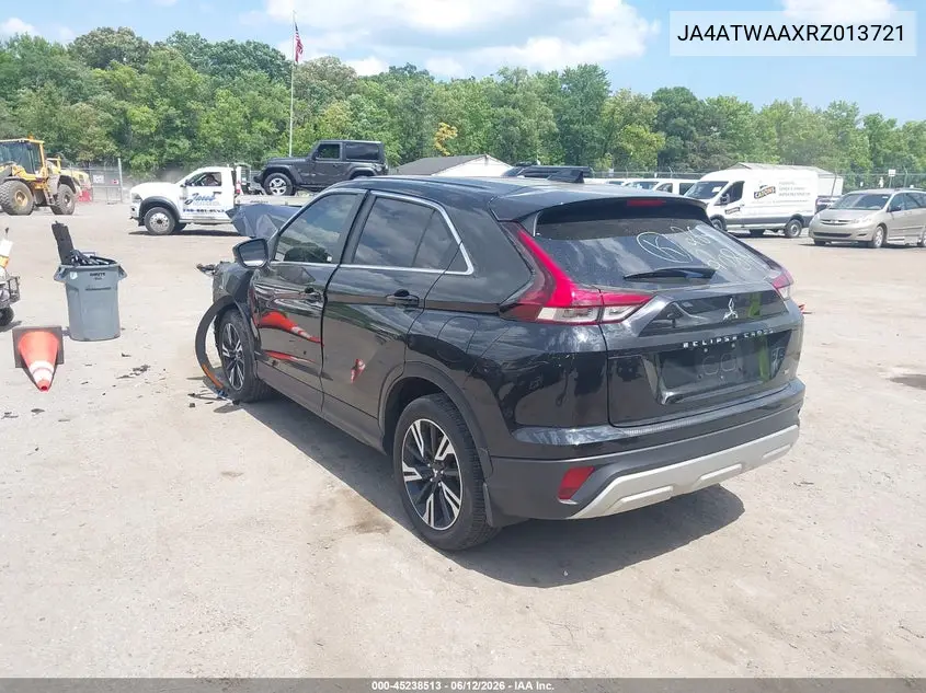 2024 Mitsubishi Eclipse Cross Se S-Awc VIN: JA4ATWAAXRZ013721 Lot: 45238513