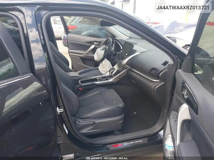 2024 Mitsubishi Eclipse Cross Se S-Awc VIN: JA4ATWAAXRZ013721 Lot: 45238513