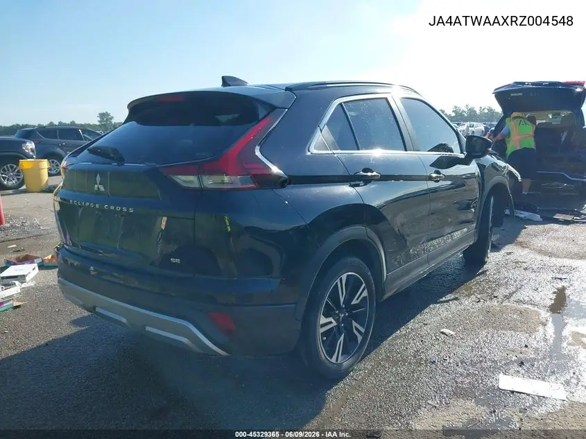 2024 Mitsubishi Eclipse Cross Se S-Awc VIN: JA4ATWAAXRZ004548 Lot: 45329365