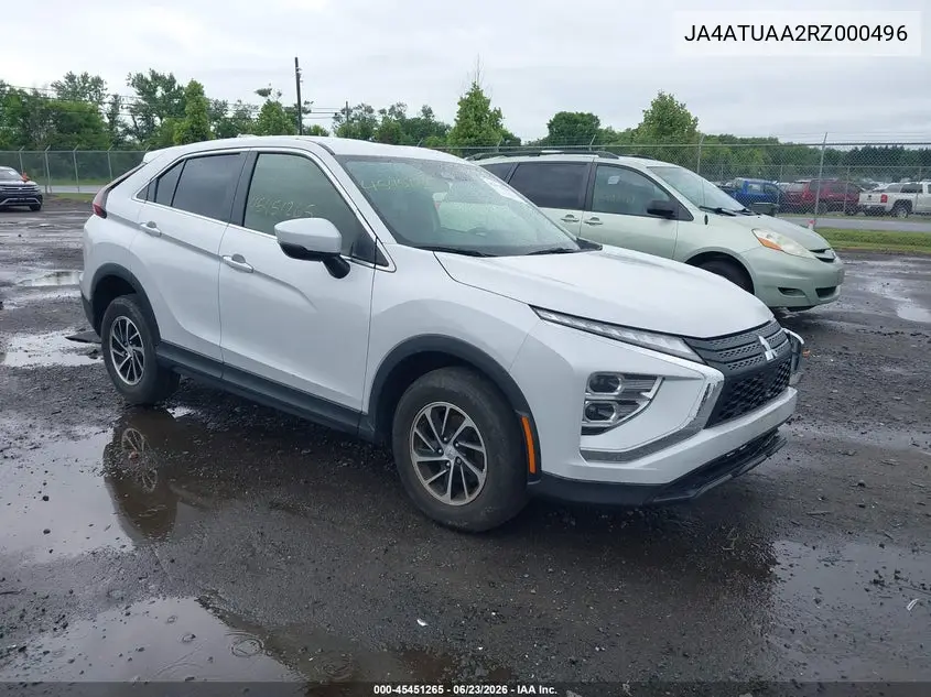 2024 Mitsubishi Eclipse Cross Es S-Awc VIN: JA4ATUAA2RZ000496 Lot: 45451265