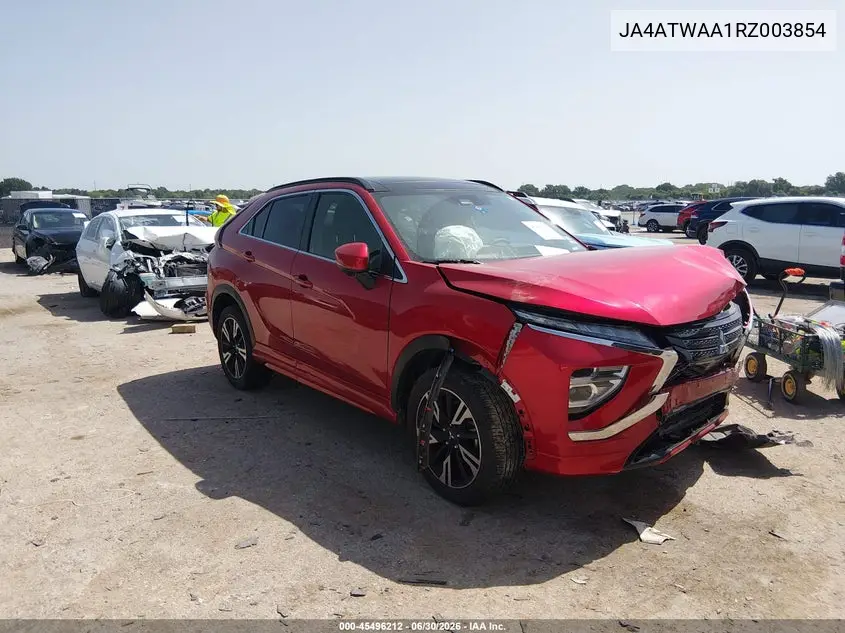 2024 Mitsubishi Eclipse Cross Sel S-Awc VIN: JA4ATWAA1RZ003854 Lot: 45496212