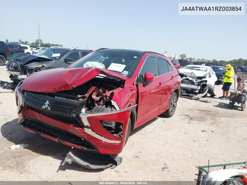 2024 Mitsubishi Eclipse Cross Sel S-Awc VIN: JA4ATWAA1RZ003854 Lot: 45496212