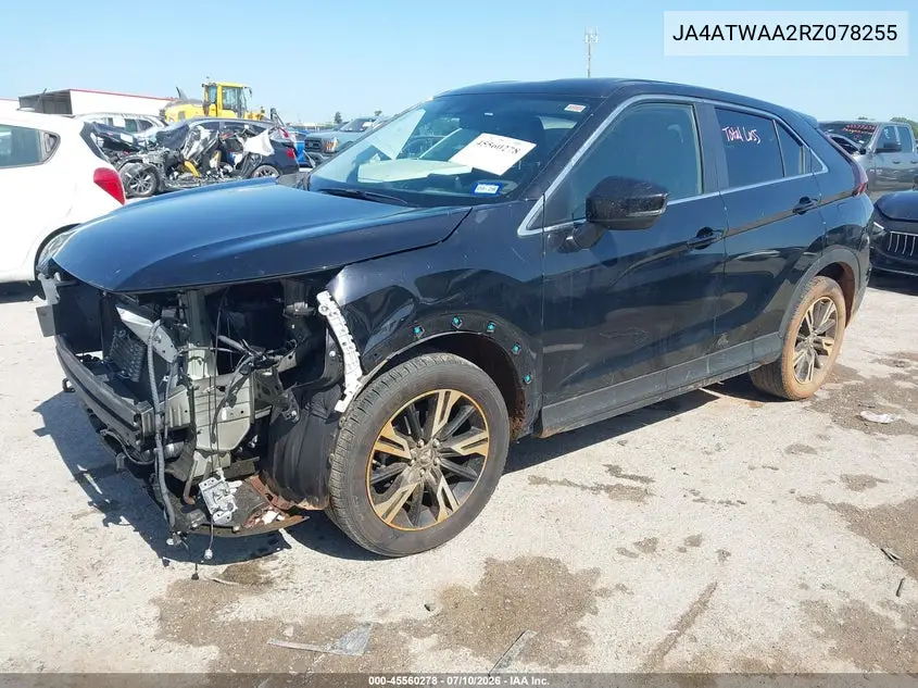 2024 Mitsubishi Eclipse Cross Se S-Awc/Sel S-Awc VIN: JA4ATWAA2RZ078255 Lot: 45560278