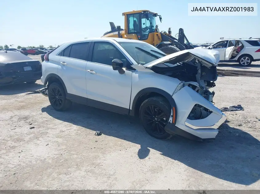 2024 Mitsubishi Eclipse Cross Black Edition S-Awc/Le S-Awc/Ralliart S-Awc/Se S-Awc VIN: JA4ATVAAXRZ001983 Lot: 45571390