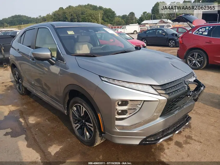 2024 Mitsubishi Eclipse Cross Se S-Awc/Sel S-Awc VIN: JA4ATWAA6RZ062365 Lot: 45603311