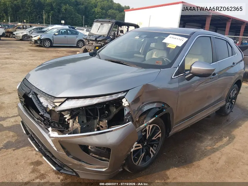 2024 Mitsubishi Eclipse Cross Se S-Awc/Sel S-Awc VIN: JA4ATWAA6RZ062365 Lot: 45603311