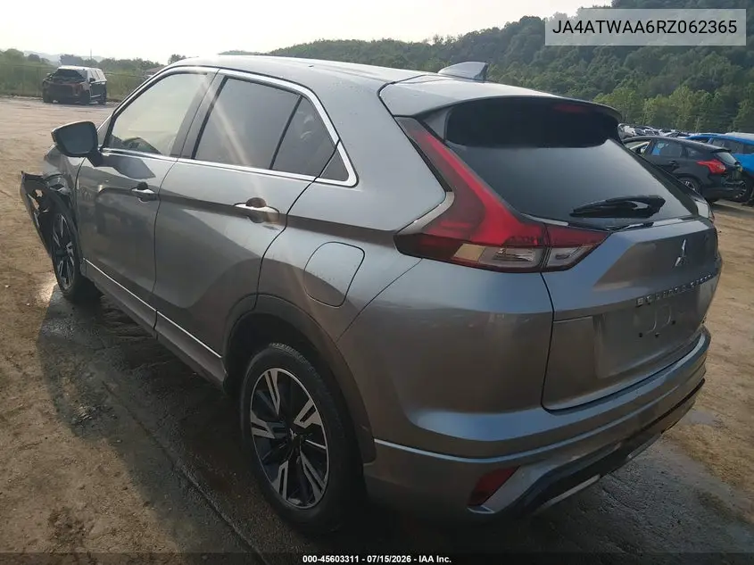 2024 Mitsubishi Eclipse Cross Se S-Awc/Sel S-Awc VIN: JA4ATWAA6RZ062365 Lot: 45603311