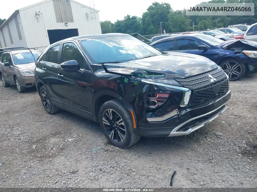 2024 Mitsubishi Eclipse Cross Se S-Awc/Sel S-Awc VIN: JA4ATWAA4RZ046066 Lot: 45615549