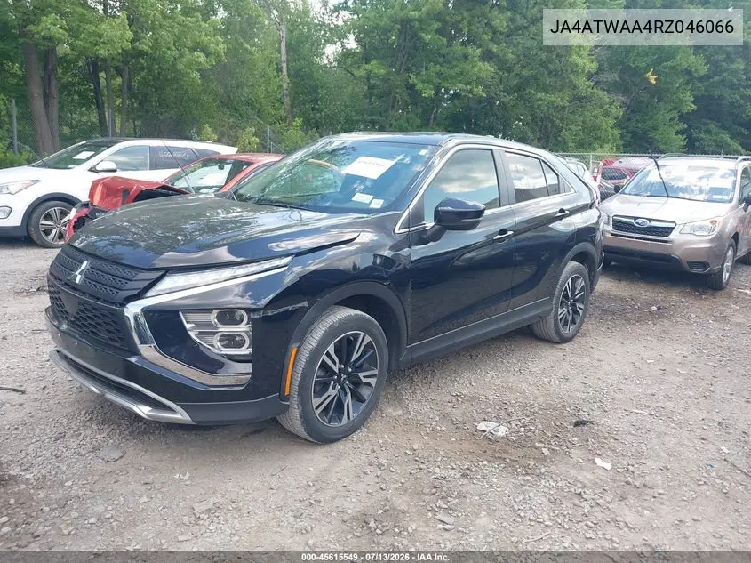 2024 Mitsubishi Eclipse Cross Se S-Awc/Sel S-Awc VIN: JA4ATWAA4RZ046066 Lot: 45615549