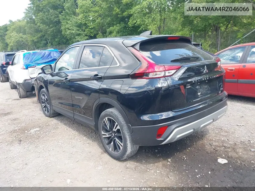 2024 Mitsubishi Eclipse Cross Se S-Awc/Sel S-Awc VIN: JA4ATWAA4RZ046066 Lot: 45615549
