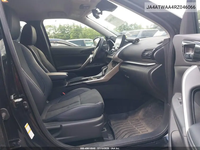 2024 Mitsubishi Eclipse Cross Se S-Awc/Sel S-Awc VIN: JA4ATWAA4RZ046066 Lot: 45615549