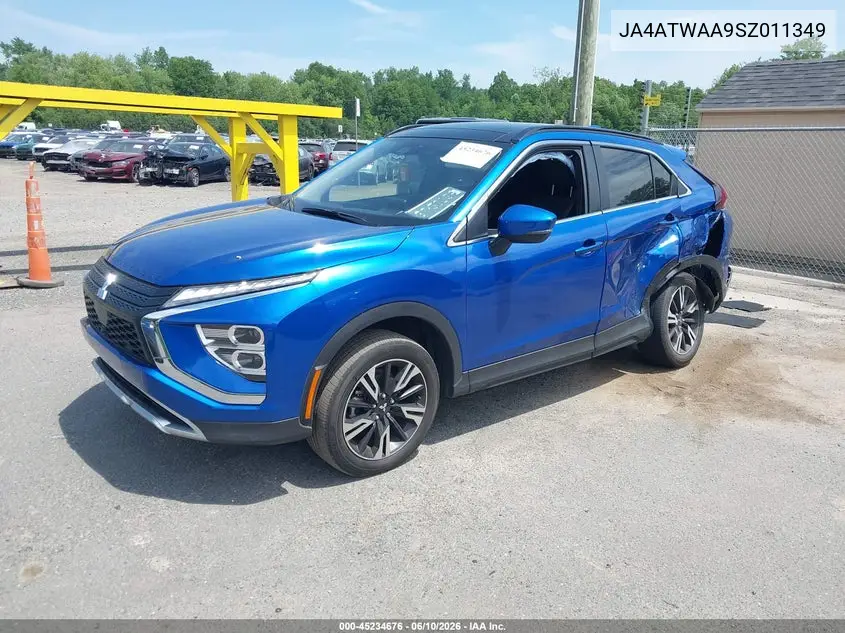 2025 Mitsubishi Eclipse Cross Black Edition S-Awc/Se S-Awc/Sel S-Awc VIN: JA4ATWAA9SZ011349 Lot: 45234676