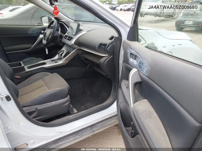 2025 Mitsubishi Eclipse Cross VIN: JA4ATWAA0SZ008680 Lot: 45245094