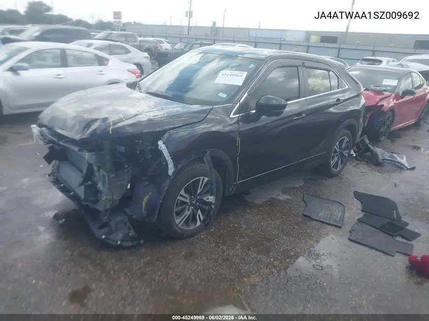 2025 Mitsubishi Eclipse Cross Sel S-Awc VIN: JA4ATWAA1SZ009692 Lot: 45249969