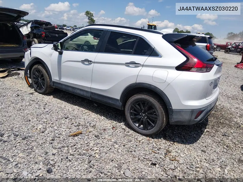 2025 Mitsubishi Eclipse Cross Black Edition S-Awc VIN: JA4ATWAAXSZ030220 Lot: 45256300