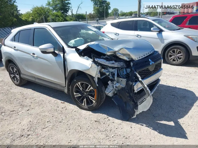 2025 Mitsubishi Eclipse Cross Se S-Awc VIN: JA4ATWAA6SZ045846 Lot: 45273504