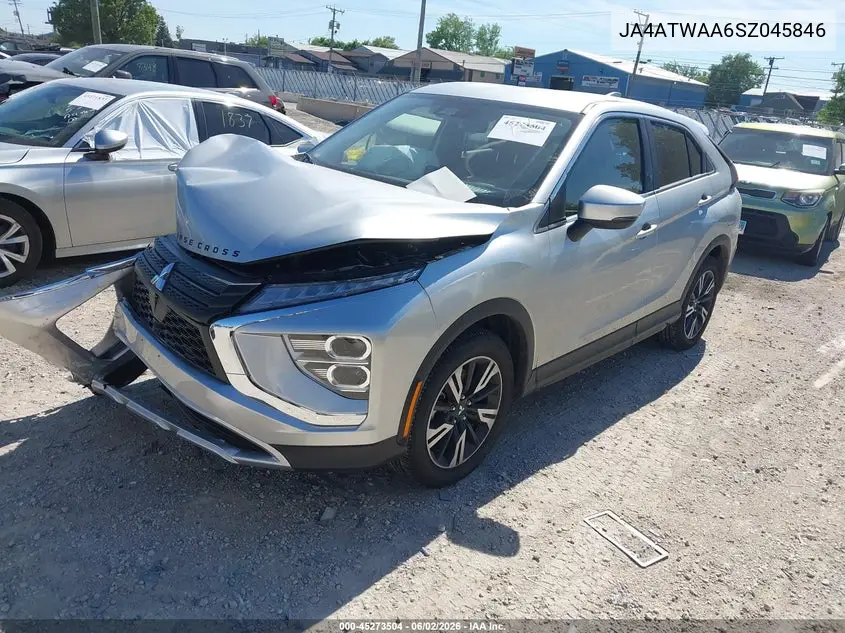 2025 Mitsubishi Eclipse Cross Se S-Awc VIN: JA4ATWAA6SZ045846 Lot: 45273504