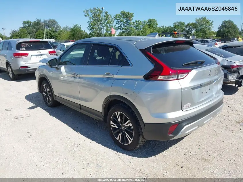 2025 Mitsubishi Eclipse Cross Se S-Awc VIN: JA4ATWAA6SZ045846 Lot: 45273504