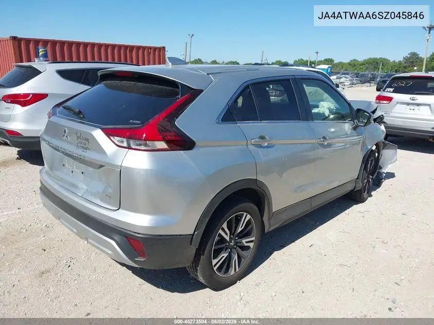 2025 Mitsubishi Eclipse Cross Se S-Awc VIN: JA4ATWAA6SZ045846 Lot: 45273504