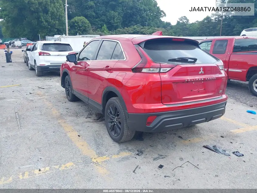 2025 Mitsubishi Eclipse Cross Le S-Awc/Ralliart S-Awc VIN: JA4ATVAA1SZ048860 Lot: 45375043