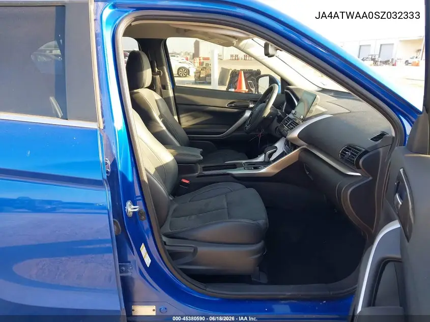 2025 Mitsubishi Eclipse Cross Black Edition S-Awc/Se S-Awc/Sel S-Awc VIN: JA4ATWAA0SZ032333 Lot: 45380590