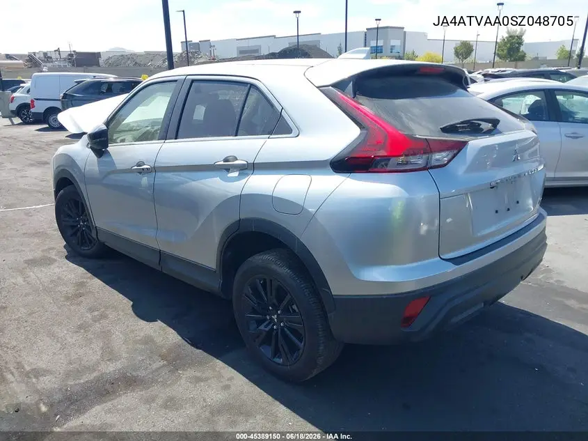 2025 Mitsubishi Eclipse Cross Le S-Awc VIN: JA4ATVAA0SZ048705 Lot: 45389150