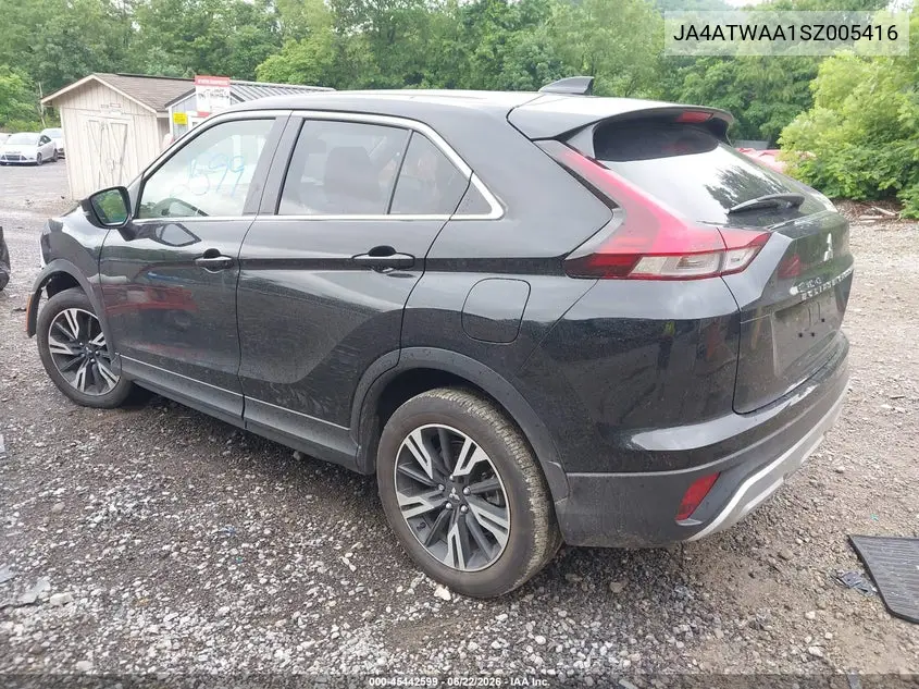 2025 Mitsubishi Eclipse Cross Se S-Awc VIN: JA4ATWAA1SZ005416 Lot: 45442599