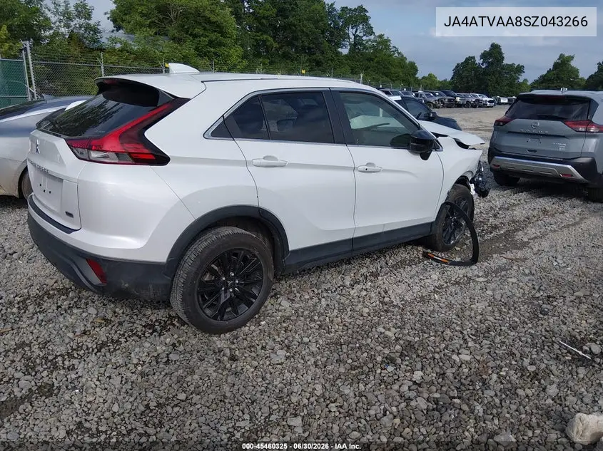 2025 Mitsubishi Eclipse Cross Le S-Awc VIN: JA4ATVAA8SZ043266 Lot: 45460325