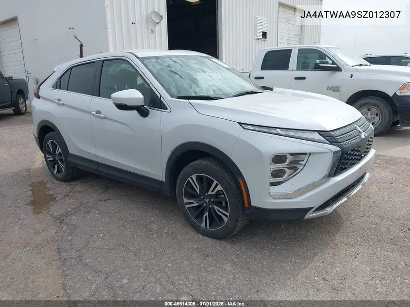 2025 Mitsubishi Eclipse Cross Black Edition S-Awc/Se S-Awc/Sel S-Awc VIN: JA4ATWAA9SZ012307 Lot: 45514308