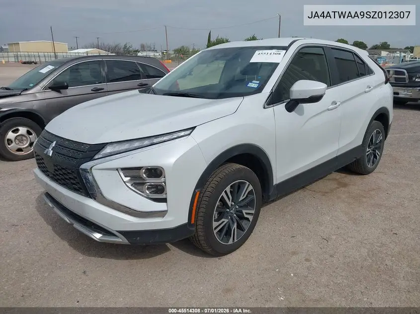 2025 Mitsubishi Eclipse Cross Black Edition S-Awc/Se S-Awc/Sel S-Awc VIN: JA4ATWAA9SZ012307 Lot: 45514308