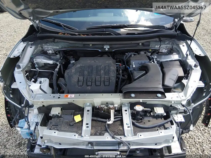 2025 Mitsubishi Eclipse Cross Black Edition S-Awc/Se S-Awc/Sel S-Awc VIN: JA4ATWAA5SZ045367 Lot: 45523452