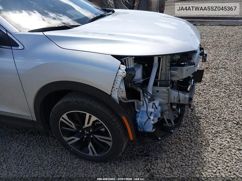 2025 Mitsubishi Eclipse Cross Black Edition S-Awc/Se S-Awc/Sel S-Awc VIN: JA4ATWAA5SZ045367 Lot: 45523452
