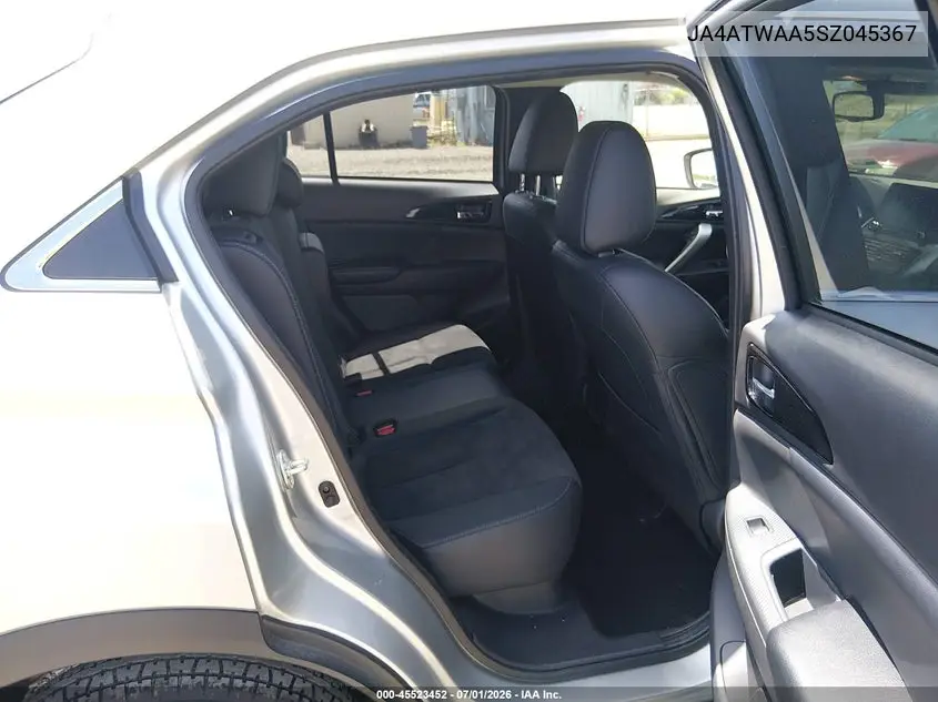 2025 Mitsubishi Eclipse Cross Black Edition S-Awc/Se S-Awc/Sel S-Awc VIN: JA4ATWAA5SZ045367 Lot: 45523452