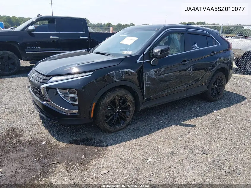 2025 Mitsubishi Eclipse Cross Le S-Awc VIN: JA4ATVAA5SZ010077 Lot: 45634539