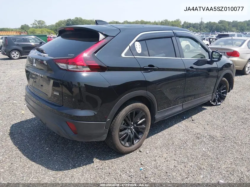 2025 Mitsubishi Eclipse Cross Le S-Awc VIN: JA4ATVAA5SZ010077 Lot: 45634539