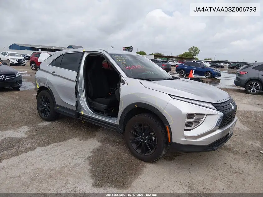 2025 Mitsubishi Eclipse Cross Le S-Awc/Ralliart S-Awc VIN: JA4ATVAA0SZ006793 Lot: 45648392