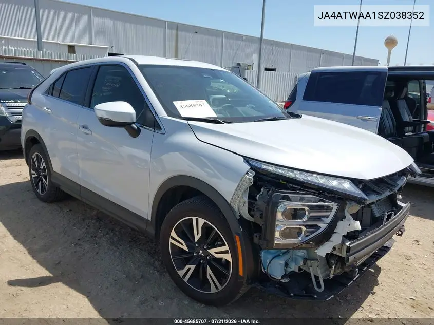 2025 Mitsubishi Eclipse Cross Black Edition S-Awc/Se S-Awc/Sel S-Awc VIN: JA4ATWAA1SZ038352 Lot: 45685707