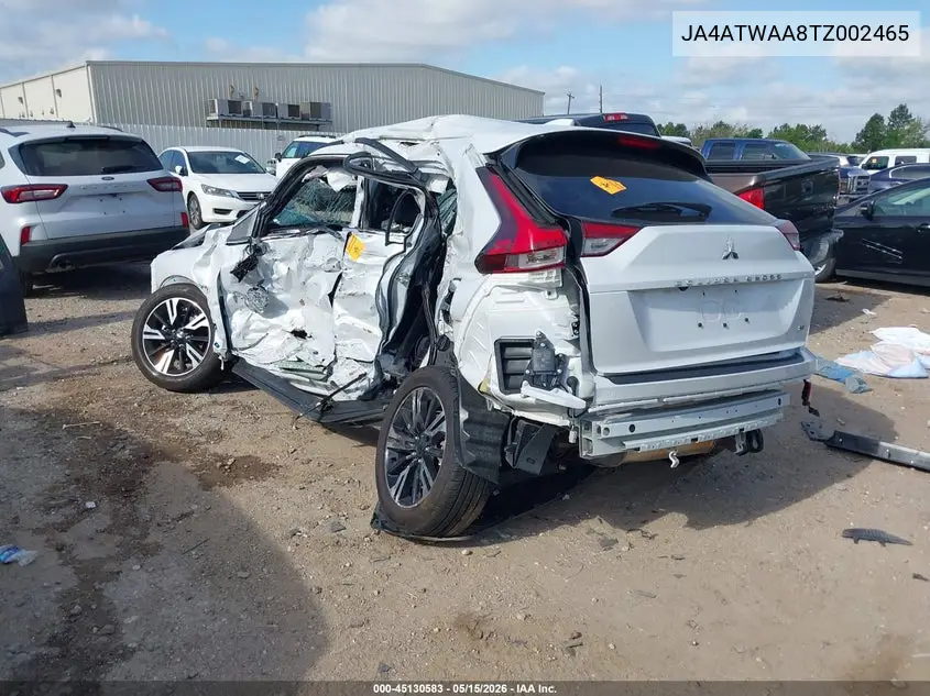 2026 Mitsubishi Eclipse Cross Black Edition S-Awc/Se S-Awc/Sel S-Awc VIN: JA4ATWAA8TZ002465 Lot: 45130583