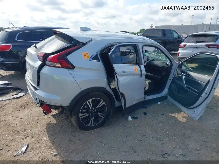2026 Mitsubishi Eclipse Cross Black Edition S-Awc/Se S-Awc/Sel S-Awc VIN: JA4ATWAA8TZ002465 Lot: 45130583