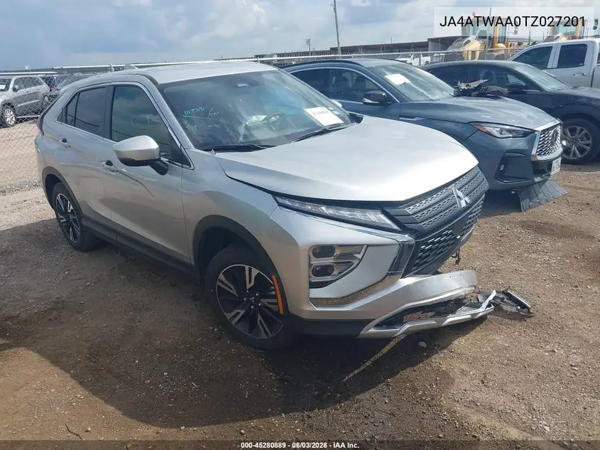 2026 Mitsubishi Eclipse Cross Black Edition S-Awc/Se S-Awc/Sel S-Awc VIN: JA4ATWAA0TZ027201 Lot: 45280889