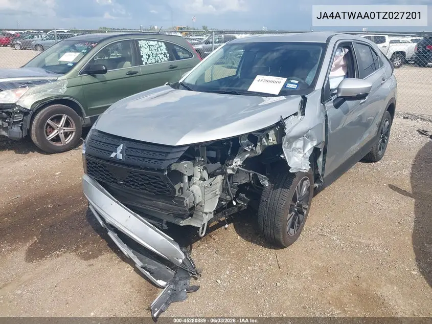 2026 Mitsubishi Eclipse Cross Black Edition S-Awc/Se S-Awc/Sel S-Awc VIN: JA4ATWAA0TZ027201 Lot: 45280889